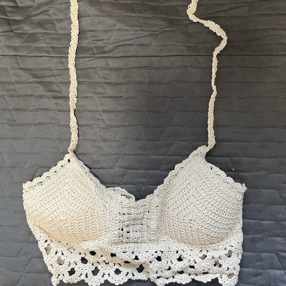 Crochet crop top